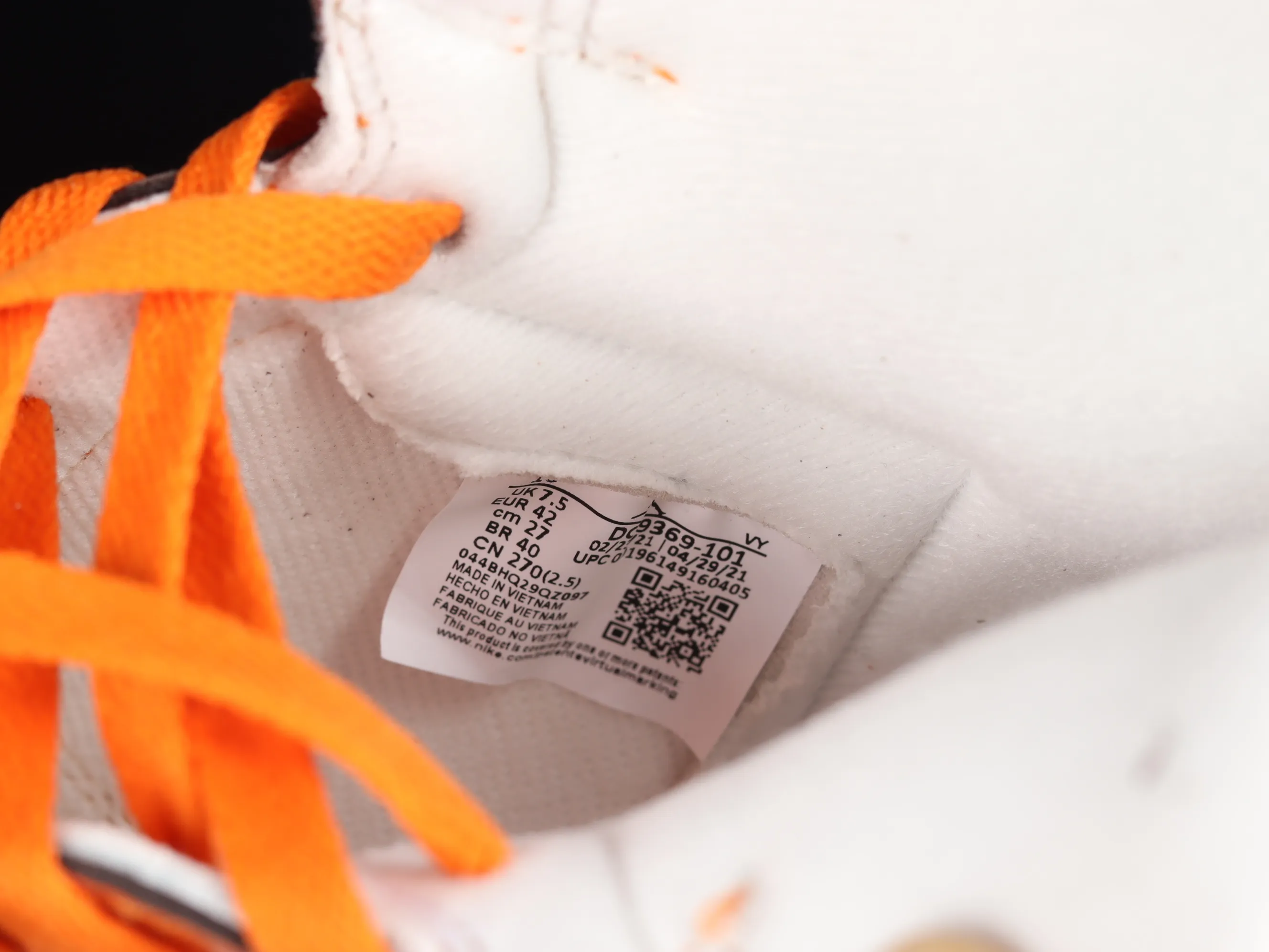 All categories Air Jordan Jordan series basketball shoes Air Jordan 1 High Air Jordan 1 High "Starfish" AJ1 Joe 1 white orange high-top basketball shoes DO9369-101